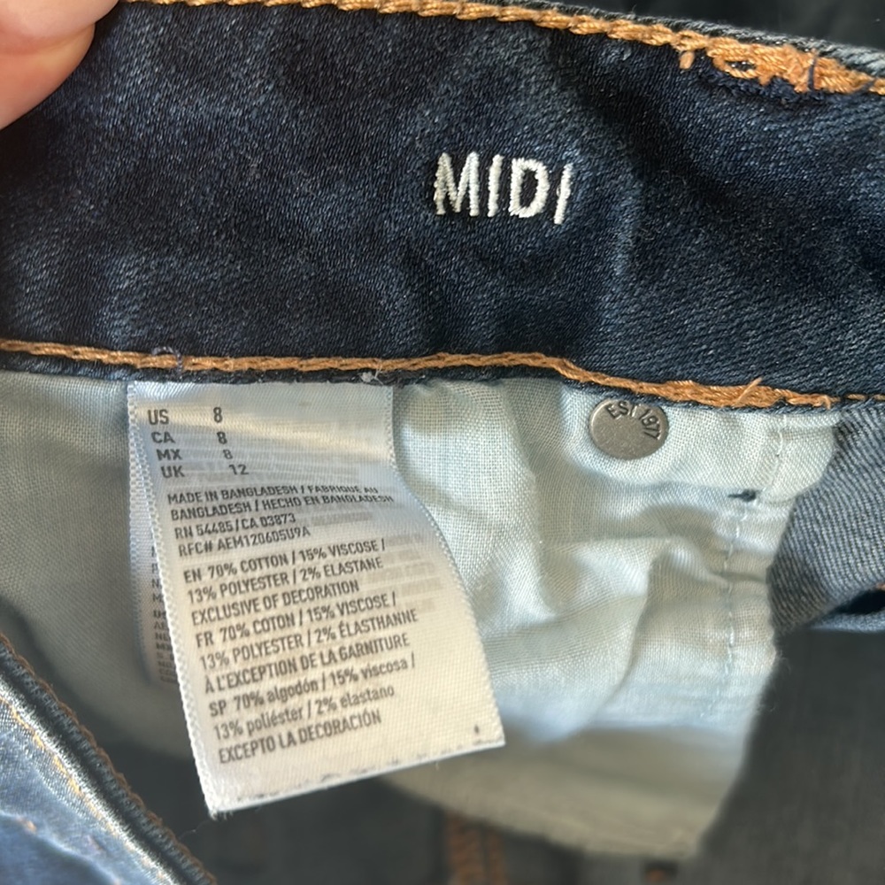 American Eagle Midi Jean Short - Picture 3 of 4